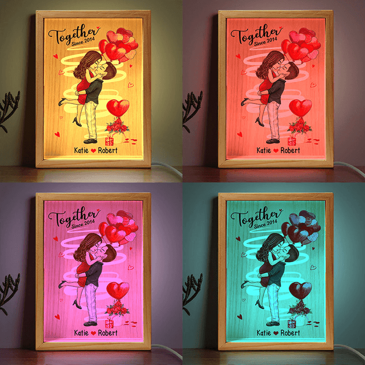 Custom Music Light with Photo – Personalized Song Night Light Gift for Couples, Anniversary, Valentine’s Day